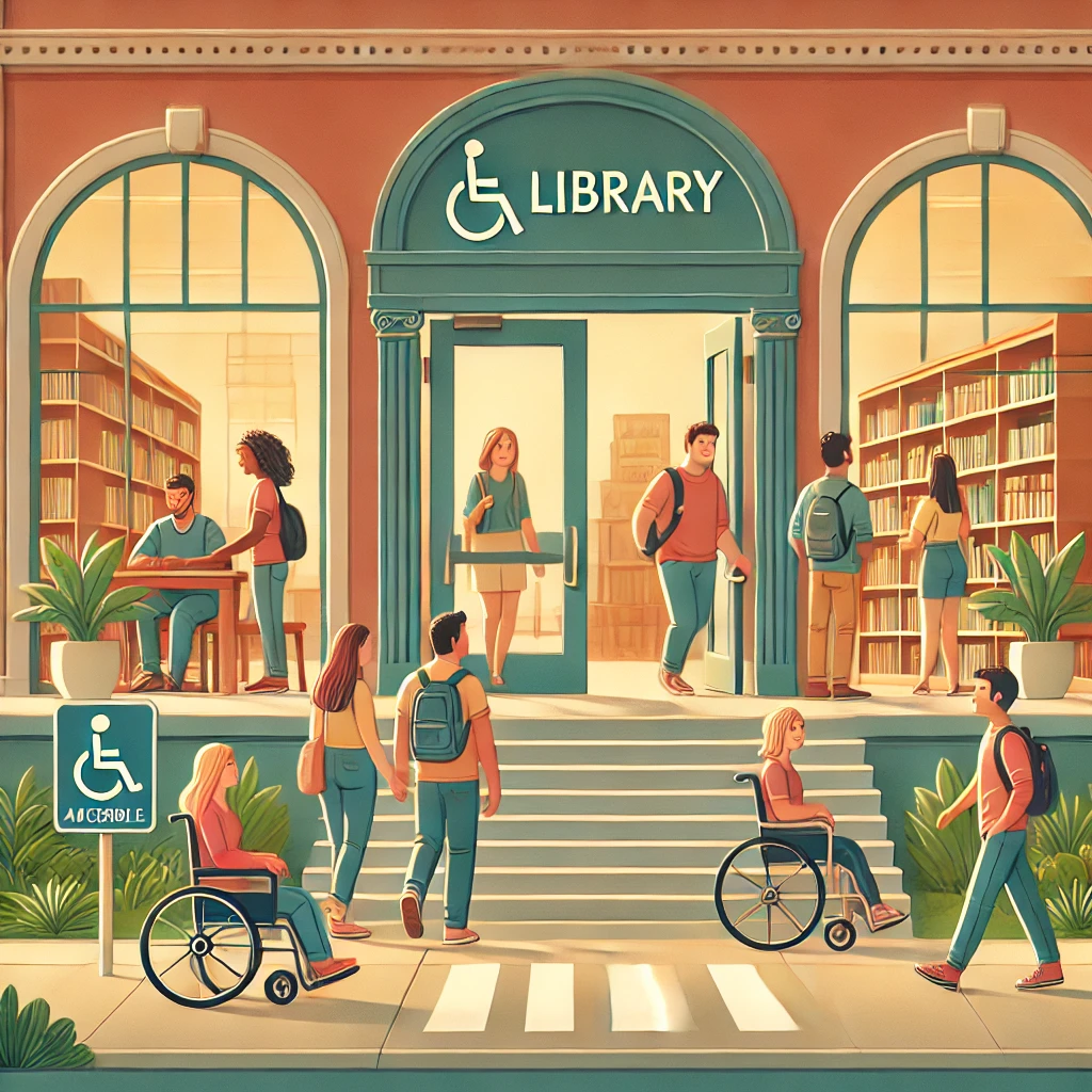 Accessible campus pathways